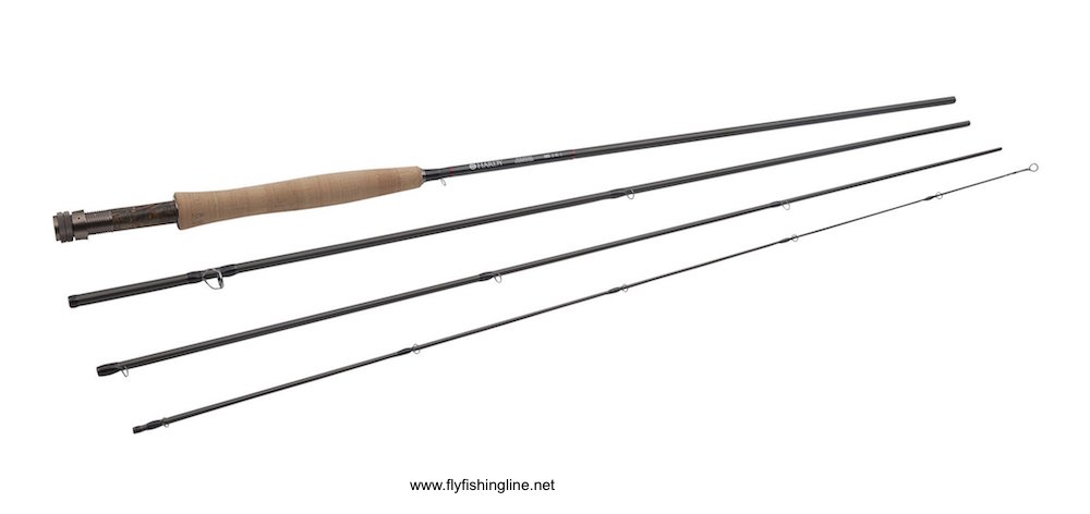 Image of the Hardy Wraith fly rod in 4 sections