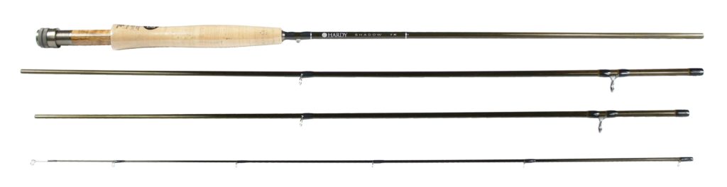 Hardy Shadow fly rod in sections